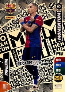 Sticker Raphinha - LaLiga 2024-2025. Adrenalyn XL
 n. M5 - Panini