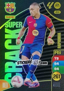 Sticker Raphinha - LaLiga 2024-2025. Adrenalyn XL
 n. 450 - Panini