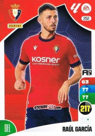 Figurina Raúl García - LaLiga 2024-2025. Adrenalyn XL
 n. 252 - Panini