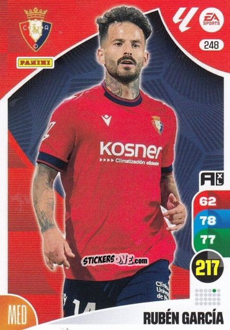 Figurina Rubén García - LaLiga 2024-2025. Adrenalyn XL
 n. 248 - Panini