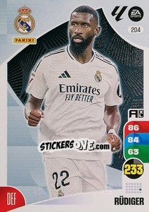 Cromo Rüdiger - LaLiga 2024-2025. Adrenalyn XL
 n. 204 - Panini