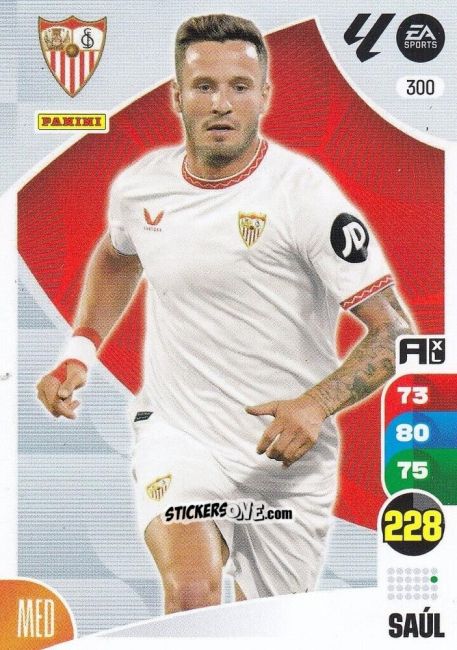 Figurina Saúl - LaLiga 2024-2025. Adrenalyn XL
 n. 300 - Panini