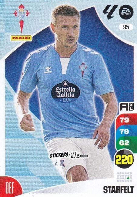 Figurina Starfelt - LaLiga 2024-2025. Adrenalyn XL
 n. 95 - Panini