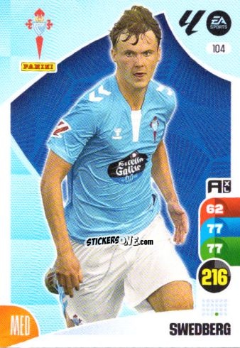 Cromo Swedberg - LaLiga 2024-2025. Adrenalyn XL
 n. 104 - Panini
