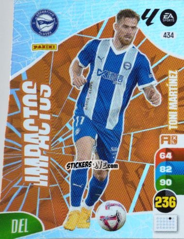 Cromo Toni Martínez - LaLiga 2024-2025. Adrenalyn XL
 n. 434 - Panini