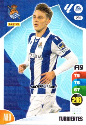 Figurina Turrientes - LaLiga 2024-2025. Adrenalyn XL
 n. 281 - Panini