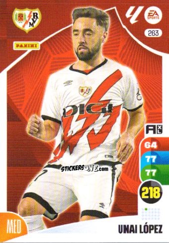 Figurina Unai López - LaLiga 2024-2025. Adrenalyn XL
 n. 263 - Panini