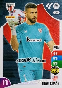 Figurina Unai Simón - LaLiga 2024-2025. Adrenalyn XL
 n. 20 - Panini