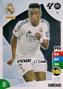 Figurina Vinícius Jr. - LaLiga 2024-2025. Adrenalyn XL
 n. 216 - Panini