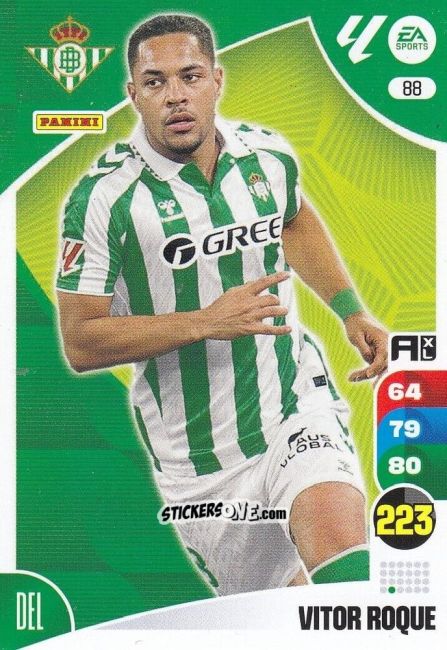 Figurina Vitor Roque - LaLiga 2024-2025. Adrenalyn XL
 n. 88 - Panini