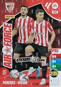 Cromo Vivian / Paredes - LaLiga 2024-2025. Adrenalyn XL
 n. 406 - Panini
