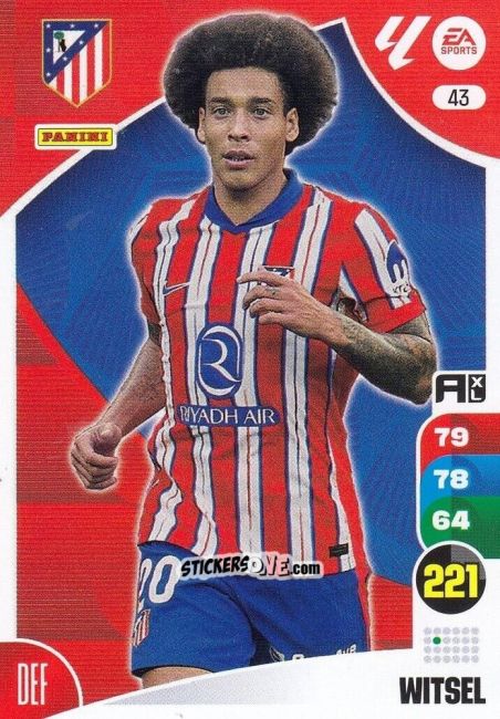 Figurina Witsel - LaLiga 2024-2025. Adrenalyn XL
 n. 43 - Panini