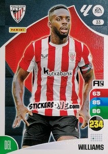 Figurina Williams - LaLiga 2024-2025. Adrenalyn XL
 n. 33 - Panini