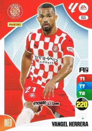 Sticker Yangel Herrera - LaLiga 2024-2025. Adrenalyn XL
 n. 155 - Panini