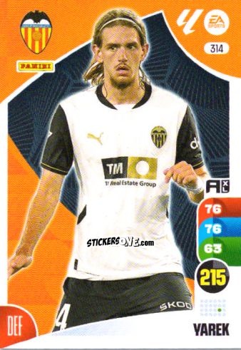 Cromo Yarek - LaLiga 2024-2025. Adrenalyn XL
 n. 314 - Panini