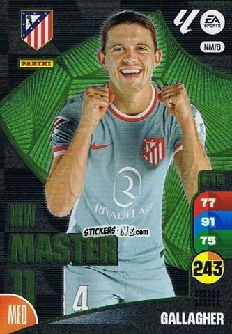 Figurina Gallagher - LaLiga 2024-2025. Adrenalyn XL
 n. NM6 - Panini