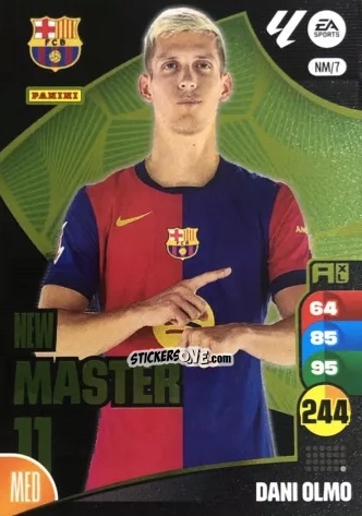 Cromo Dani Olmo - LaLiga 2024-2025. Adrenalyn XL
 n. NM7 - Panini