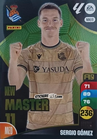 Figurina Sergio Gomez - LaLiga 2024-2025. Adrenalyn XL
 n. NM8 - Panini
