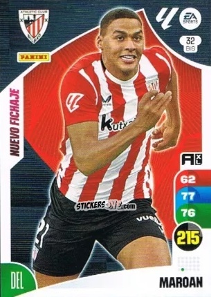 Figurina Maroan Sannadi - LaLiga 2024-2025. Adrenalyn XL
 n. 32BIS - Panini