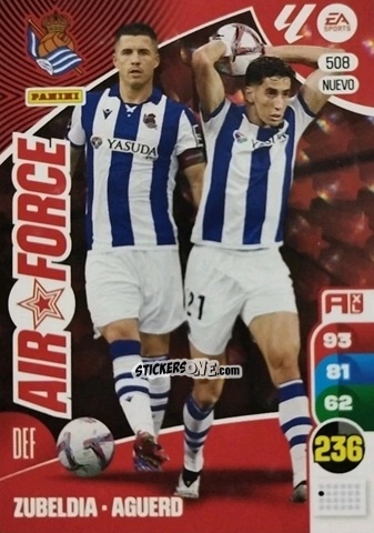 Figurina Zubeldia / Aguerd - LaLiga 2024-2025. Adrenalyn XL
 n. 508 - Panini