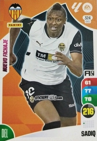 Cromo Sadiq - LaLiga 2024-2025. Adrenalyn XL
 n. 324BIS - Panini