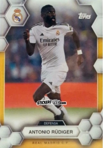 Cromo Antonio Rüdiger -  Real Madrid 2024-2025 Fan Set
 n. 6 - Topps