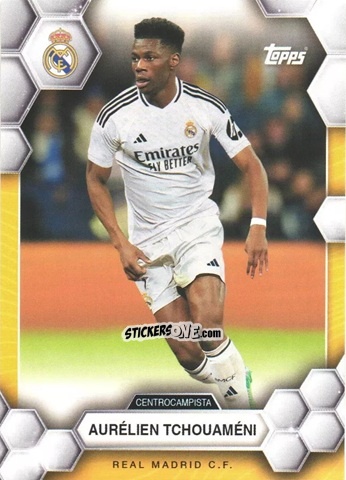 Cromo Aurélien Tchouaméni -  Real Madrid 2024-2025 Fan Set
 n. 9 - Topps
