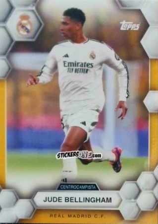 Cromo Jude Bellingham -  Real Madrid 2024-2025 Fan Set
 n. 14 - Topps
