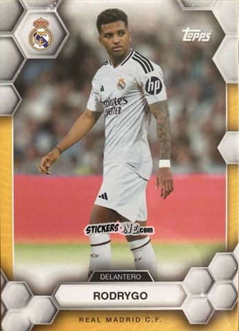 Figurina Rodrygo -  Real Madrid 2024-2025 Fan Set
 n. 19 - Topps