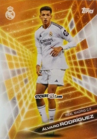 Sticker Álvaro Rodríguez -  Real Madrid 2024-2025 Fan Set
 n. GF-4 - Topps