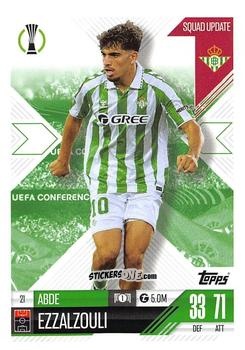 Sticker Abde Ezzalzouli - UEFA Champions League & Europa League 2024-2025. Match Attax Extra n. 21 - Topps
