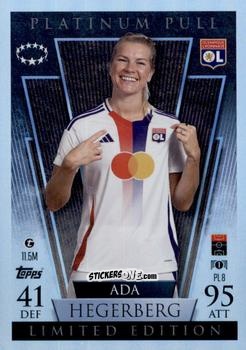 Figurina Ada Hegerberg - UEFA Champions League & Europa League 2024-2025. Match Attax Extra n. PL8 - Topps