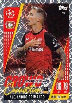 Figurina Alejandro Grimaldo - UEFA Champions League & Europa League 2024-2025. Match Attax Extra n. 228 - Topps