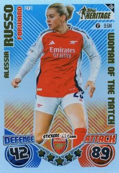 Sticker Alessia Russo - UEFA Champions League & Europa League 2024-2025. Match Attax Extra n. 288 - Topps