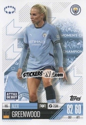 Cromo Alex Greenwood - UEFA Champions League & Europa League 2024-2025. Match Attax Extra n. 165 - Topps