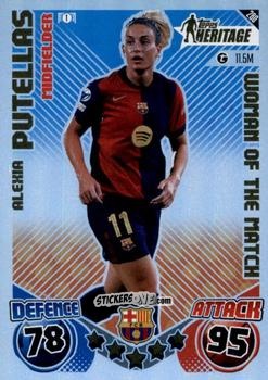 Sticker Alexia Putellas - UEFA Champions League & Europa League 2024-2025. Match Attax Extra n. 280 - Topps