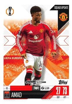 Sticker Amad - UEFA Champions League & Europa League 2024-2025. Match Attax Extra n. 10 - Topps