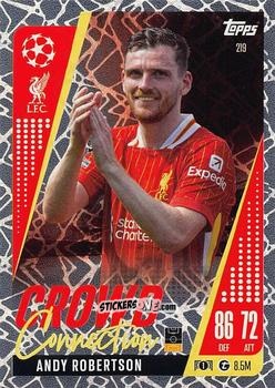 Figurina Andy Robertson - UEFA Champions League & Europa League 2024-2025. Match Attax Extra n. 219 - Topps