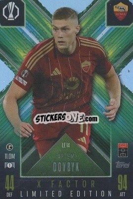 Figurina Artem Dovbyk - UEFA Champions League & Europa League 2024-2025. Match Attax Extra n. LE14 - Topps