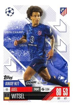 Figurina Axel Witsel - UEFA Champions League & Europa League 2024-2025. Match Attax Extra n. 63 - Topps