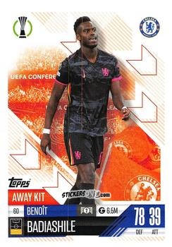 Cromo Benoît Badiashile - UEFA Champions League & Europa League 2024-2025. Match Attax Extra n. 60 - Topps