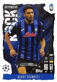 Sticker Berat Djimsiti - UEFA Champions League & Europa League 2024-2025. Match Attax Extra n. 98 - Topps