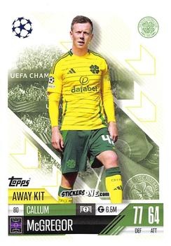 Cromo Callum McGregor - UEFA Champions League & Europa League 2024-2025. Match Attax Extra n. 80 - Topps