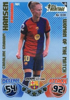 Cromo Caroline Graham Hansen - UEFA Champions League & Europa League 2024-2025. Match Attax Extra n. 281 - Topps