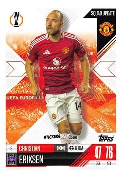 Figurina Christian Eriksen - UEFA Champions League & Europa League 2024-2025. Match Attax Extra n. 9 - Topps