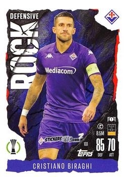 Cromo Cristiano Biraghi - UEFA Champions League & Europa League 2024-2025. Match Attax Extra n. 101 - Topps