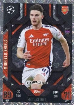 Cromo Declan Rice - UEFA Champions League & Europa League 2024-2025. Match Attax Extra n. 308 - Topps