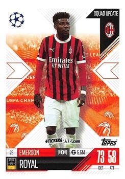 Sticker Emerson Royal - UEFA Champions League & Europa League 2024-2025. Match Attax Extra n. 29 - Topps