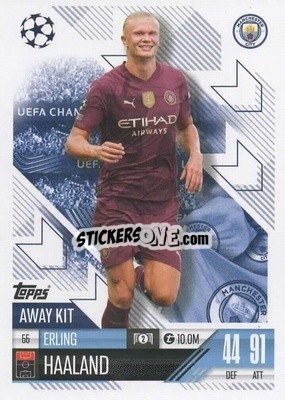 Cromo Erling Haaland - UEFA Champions League & Europa League 2024-2025. Match Attax Extra n. 55 - Topps
