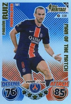 Figurina Fabian Ruiz - UEFA Champions League & Europa League 2024-2025. Match Attax Extra n. 278 - Topps